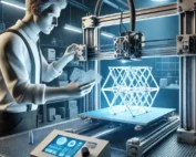 3D-Drucker erstellt komplexes Bauteil für Vorteil durch 3D Druck